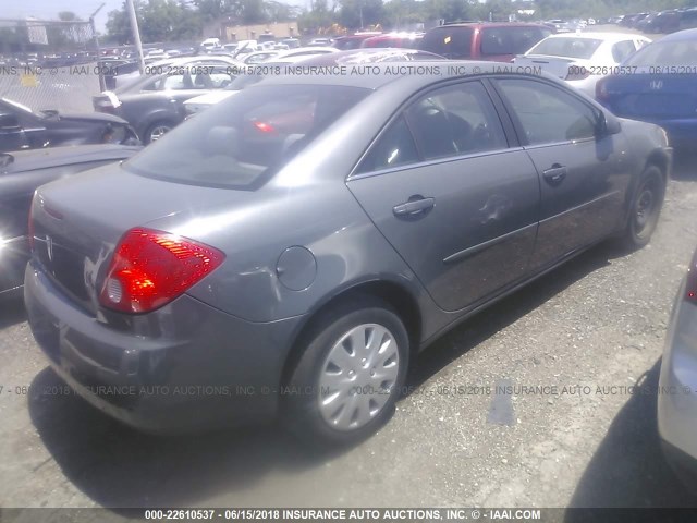1G2ZF57B684262589 - 2008 PONTIAC G6 VALUE LEADER/BASE GRAY photo 4