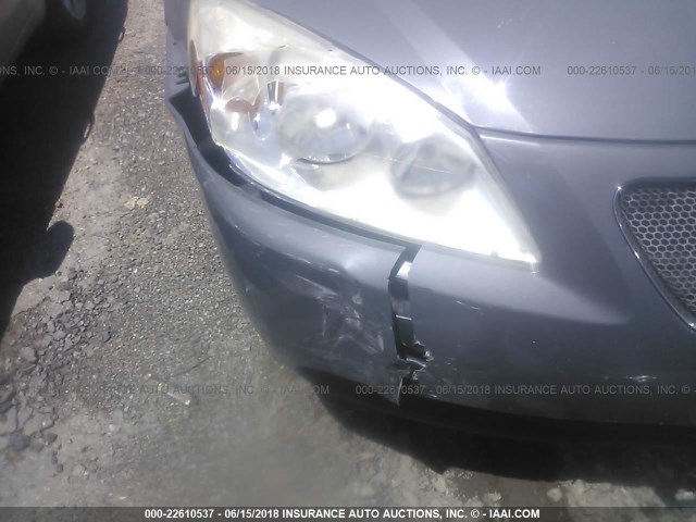 1G2ZF57B684262589 - 2008 PONTIAC G6 VALUE LEADER/BASE GRAY photo 6