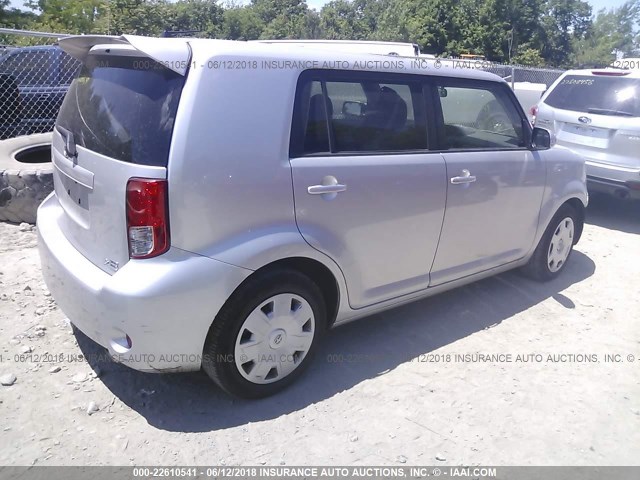 JTLZE4FE7CJ015228 - 2012 TOYOTA SCION XB Silber Foto 4
