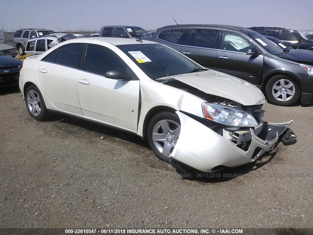 1G2ZG57B294138964 - 2009 PONTIAC G6 WHITE photo 1