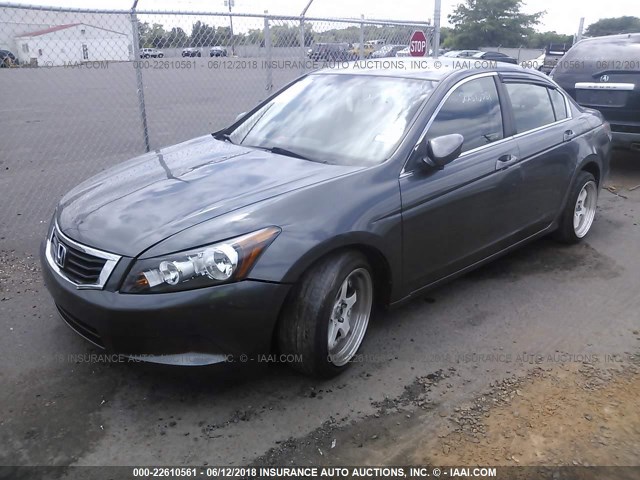 1HGCP26489A105456 - 2009 HONDA ACCORD LXP GRAY photo 2