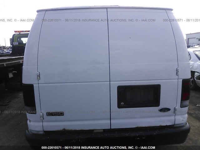 1FTRE14W34HA77675 - 2004 FORD ECONOLINE E150 VAN WHITE photo 8