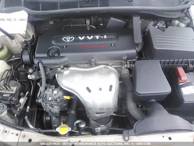 4T1BE46K37U056409 - 2007 TOYOTA CAMRY NEW GENERAT CE/LE/XLE/SE GOLD photo 10