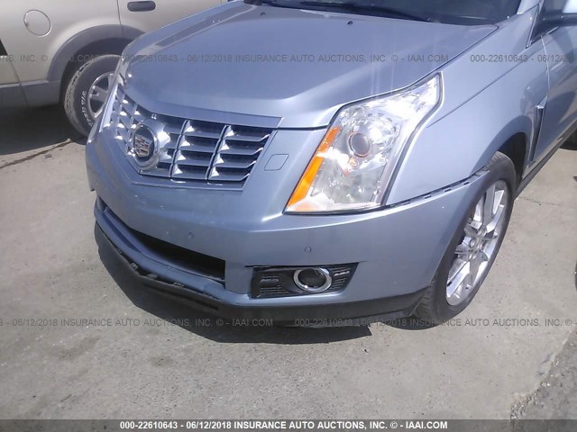 3GYFNDE30DS581529 - 2013 CADILLAC SRX PERFORMANCE COLLECTION BLUE photo 6