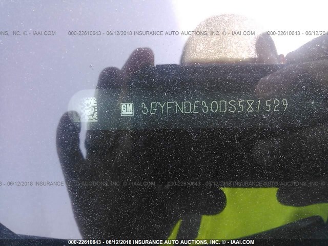 3GYFNDE30DS581529 - 2013 CADILLAC SRX PERFORMANCE COLLECTION Көк фото 9