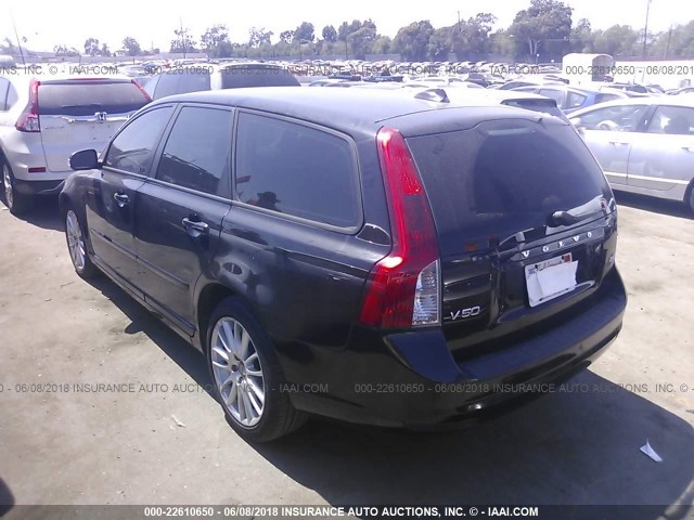 YV1MW390992460211 - 2009 VOLVO V50 2.4I BLACK photo 3