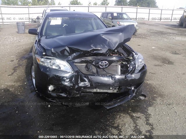 4T1BF3EK3BU145950 - 2011 TOYOTA CAMRY SE/LE/XLE BLACK photo 6