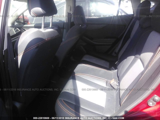 JF2GTADCXJH233503 - 2018 SUBARU CROSSTREK PREMIUM Қызыл фото 8