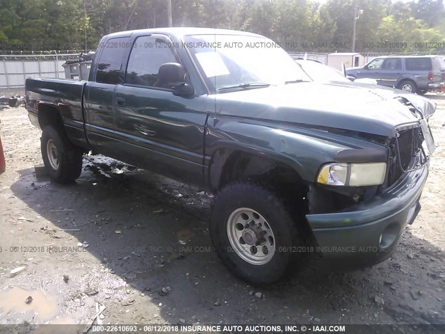 3B7KF2367XG195927 - 1999 DODGE RAM 2500 GREEN photo 1