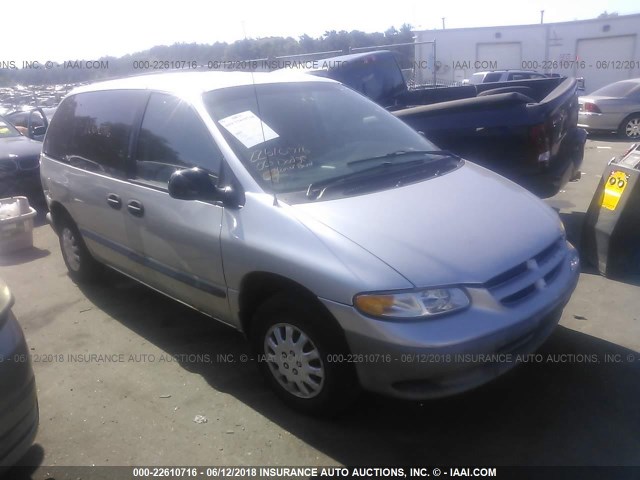 2B4FP25B8YR825634 - 2000 DODGE CARAVAN SILVER photo 1