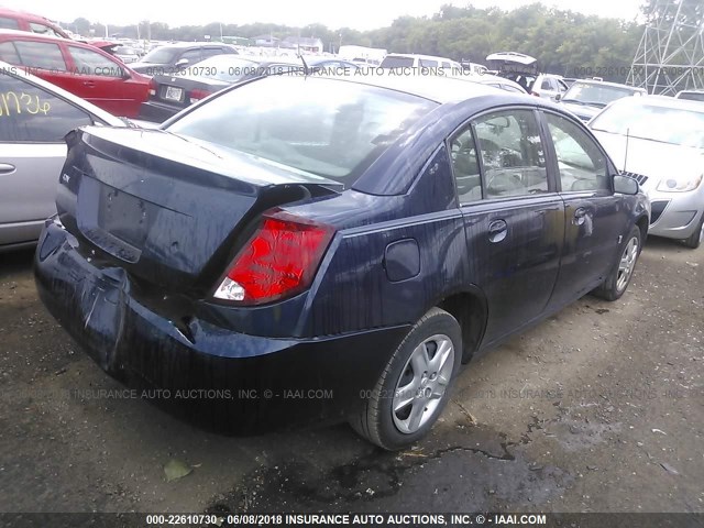1G8AJ55F77Z174305 - 2007 SATURN ION LEVEL 2 Mavi foto 4