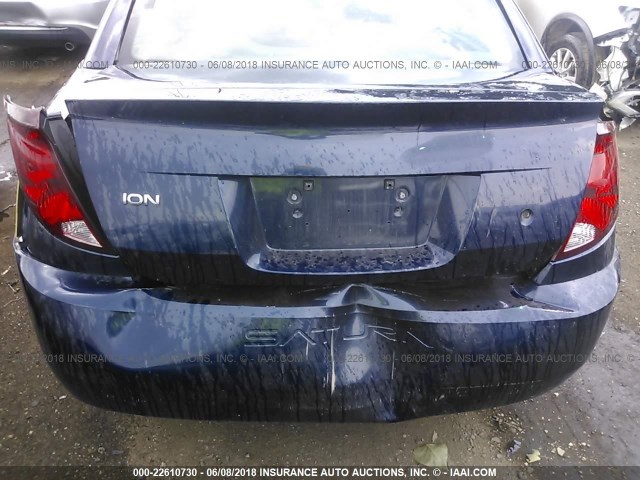1G8AJ55F77Z174305 - 2007 SATURN ION LEVEL 2 Mavi foto 6