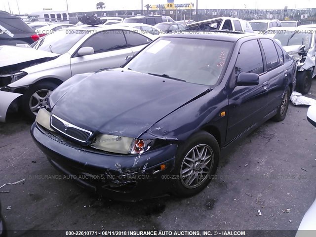 JNKCP11A2XT011191 - 1999 INFINITI G20 Dark Blue photo 2