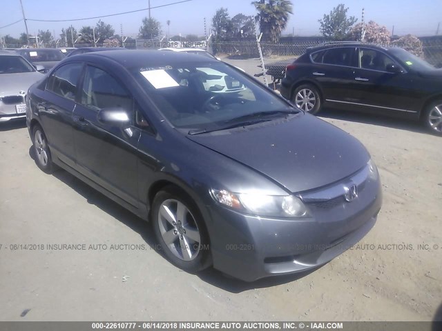 19XFA1F66BE028128 - 2011 HONDA CIVIC LX-S ნაცრისფერი ფოტო 1