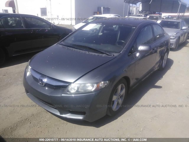 19XFA1F66BE028128 - 2011 HONDA CIVIC LX-S GRAY photo 2