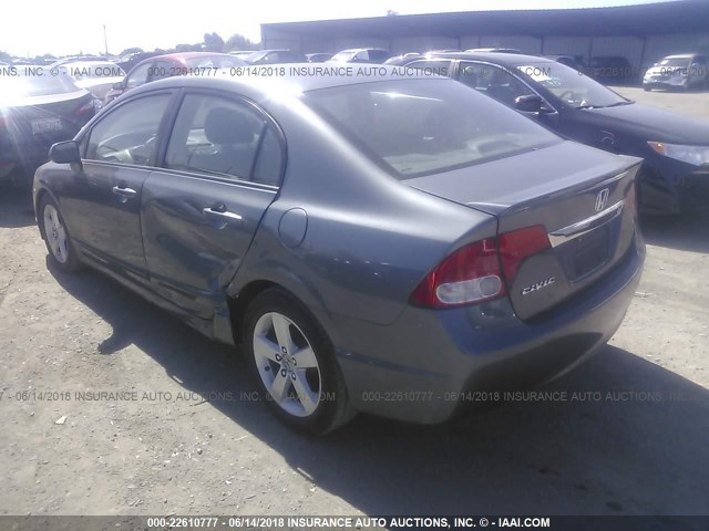 19XFA1F66BE028128 - 2011 HONDA CIVIC LX-S ნაცრისფერი ფოტო 3