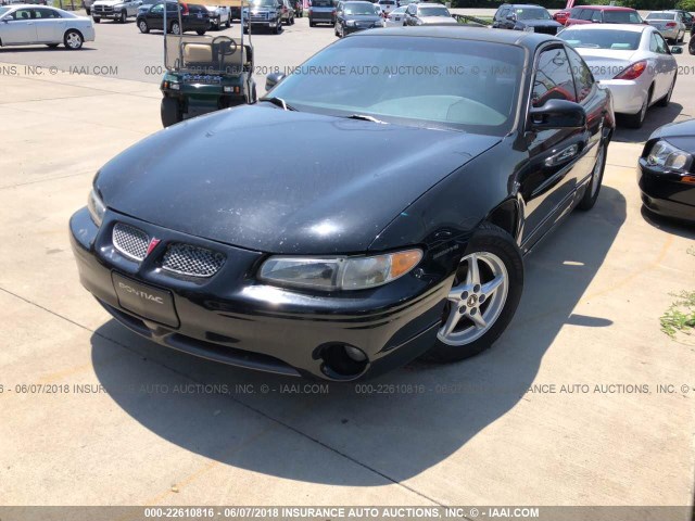 1G2WP12K3XF271544 - 1999 PONTIAC GRAND PRIX GT BLACK photo 2