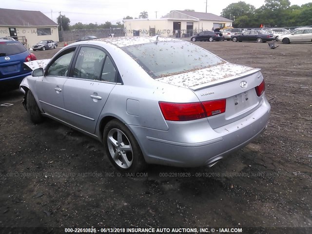 5NPEU4AF0AH624485 - 2010 HYUNDAI SONATA SE/LIMITED Light Blue photo 3