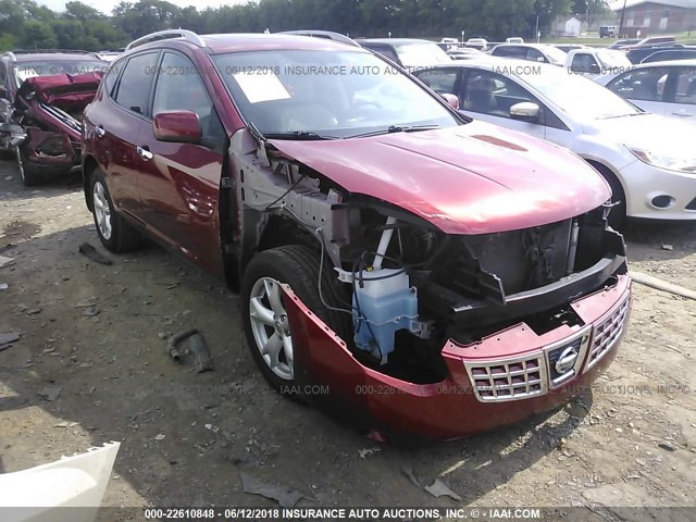 JN8AS5MT7AW028381 - 2010 NISSAN ROGUE S/SL/KROM RED photo 1