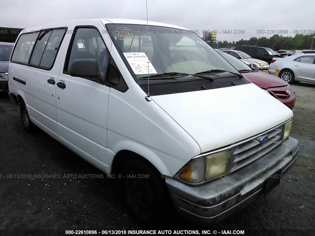 1FMDA31U1VZB51106 - 1997 FORD AEROSTAR WHITE photo 1