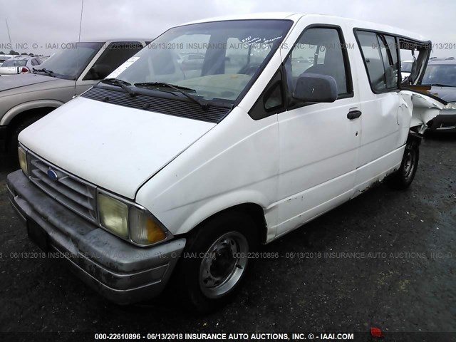 1FMDA31U1VZB51106 - 1997 FORD AEROSTAR WHITE photo 2