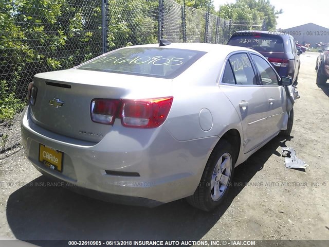1G11A5SL9FF327856 - 2015 CHEVROLET MALIBU LS 银色 照片 4