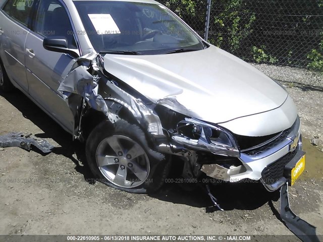 1G11A5SL9FF327856 - 2015 CHEVROLET MALIBU LS 银色 照片 6