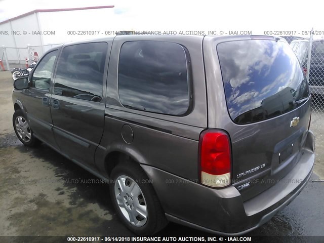 1GNDV23W88D182993 - 2008 CHEVROLET UPLANDER LS BURGUNDY photo 3