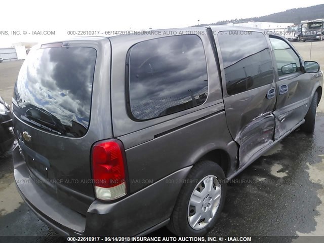 1GNDV23W88D182993 - 2008 CHEVROLET UPLANDER LS BURGUNDY photo 4