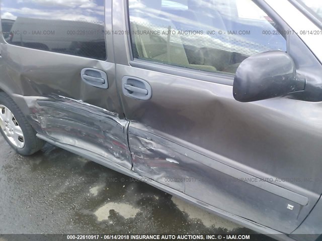 1GNDV23W88D182993 - 2008 CHEVROLET UPLANDER LS BURGUNDY photo 6