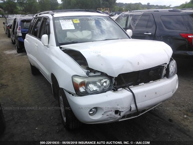 JTEEP21A570207977 - 2007 TOYOTA HIGHLANDER SPORT/LIMITED WHITE photo 1