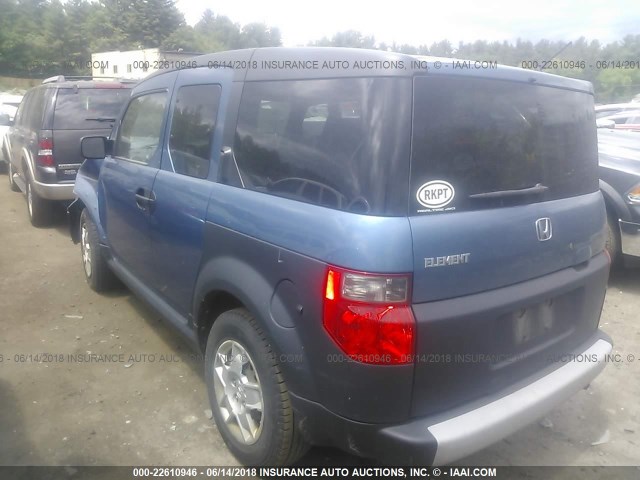 5J6YH28328L008112 - 2008 HONDA ELEMENT LX BLUE photo 3