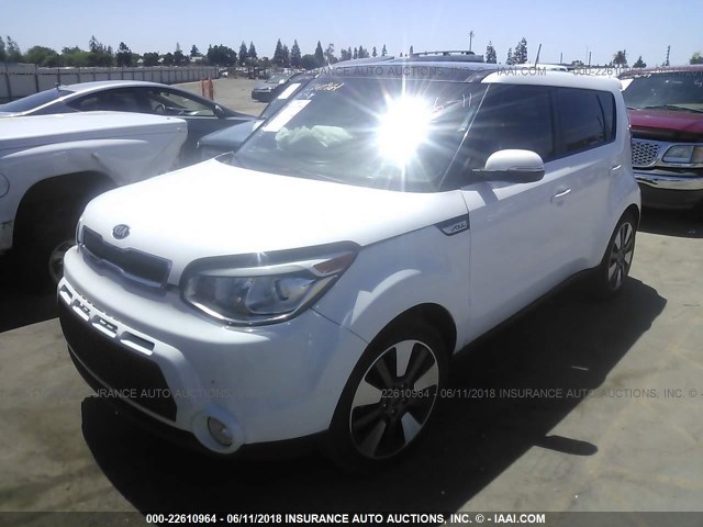 KNDJX3A57E7025861 - 2014 KIA SOUL ! WHITE photo 2