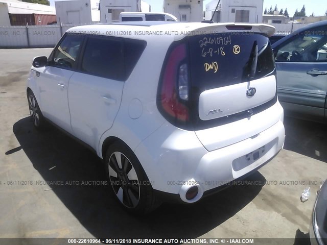 KNDJX3A57E7025861 - 2014 KIA SOUL ! WHITE photo 3