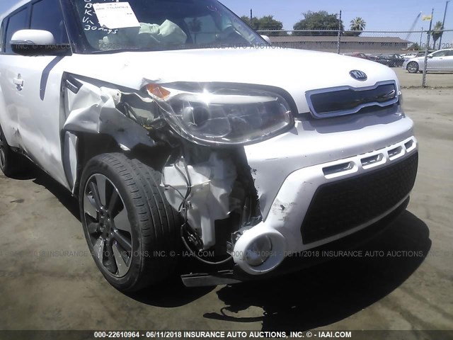 KNDJX3A57E7025861 - 2014 KIA SOUL ! WHITE photo 6