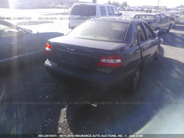 YV1VS29532F809951 - 2002 VOLVO S40 1.9T Dark Blue photo 4