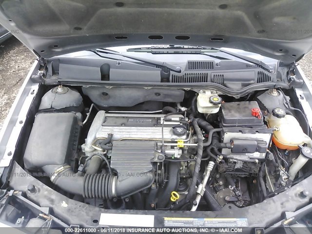 1G8AL52FX4Z172302 - 2004 SATURN ION LEVEL 3 SILVER photo 10