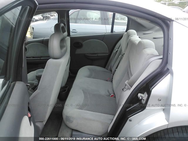 1G8AL52FX4Z172302 - 2004 SATURN ION LEVEL 3 SILVER photo 8