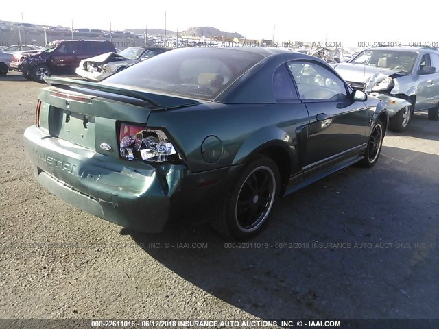 1FAFP4048YF304644 - 2000 FORD MUSTANG GREEN photo 4