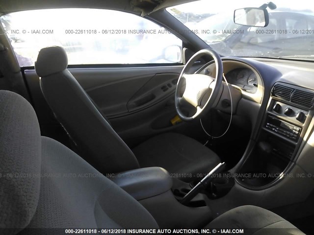 1FAFP4048YF304644 - 2000 FORD MUSTANG Կանաչ լուսանկար 5