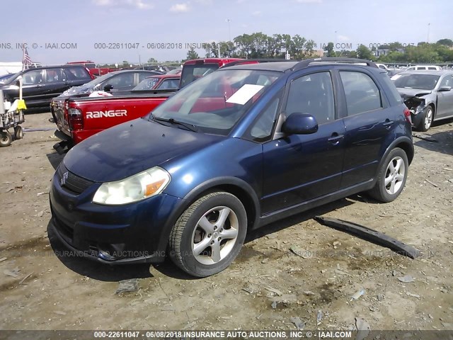 JS2YA413485101207 - 2008 SUZUKI SX4 CONVENIENCE BLUE photo 2