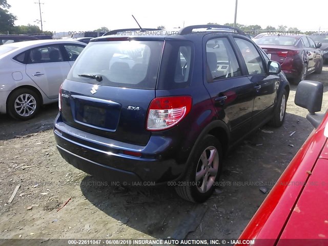 JS2YA413485101207 - 2008 SUZUKI SX4 CONVENIENCE BLUE photo 4