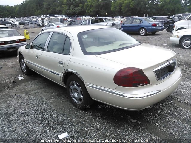 1LNHM97V02Y613085 - 2002 LINCOLN CONTINENTAL  米色 照片 3