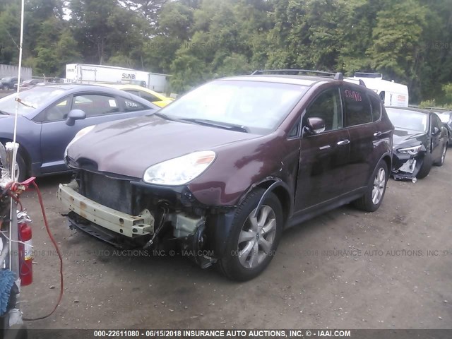 4S4WX85C464408599 - 2006 SUBARU B9 TRIBECA 3.0 H6/3.0 H6 LIMITED MAROON photo 2