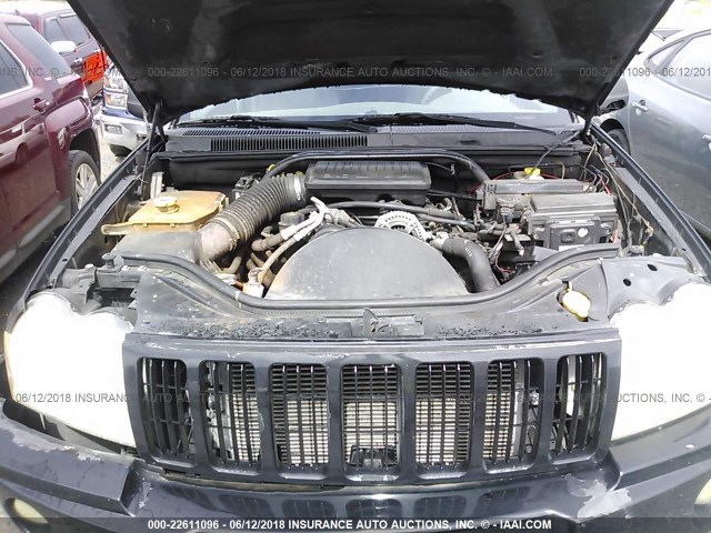 1J4GS48K65C504879 - 2005 JEEP GRAND CHEROKEE LAREDO/COLUMBIA/FREEDOM 黑色 照片 10