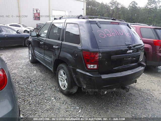 1J4GS48K65C504879 - 2005 JEEP GRAND CHEROKEE LAREDO/COLUMBIA/FREEDOM 黑色 照片 3