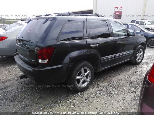 1J4GS48K65C504879 - 2005 JEEP GRAND CHEROKEE LAREDO/COLUMBIA/FREEDOM 黑色 照片 4