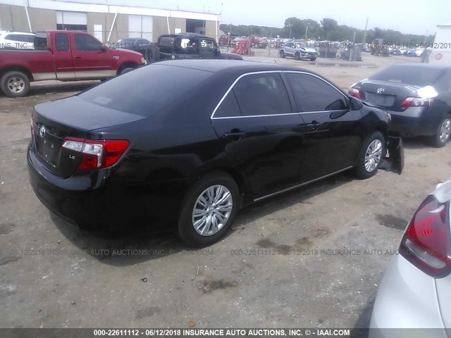 4T4BF1FK6DR306190 - 2013 TOYOTA CAMRY L/SE/LE/XLE 黑色 照片 4