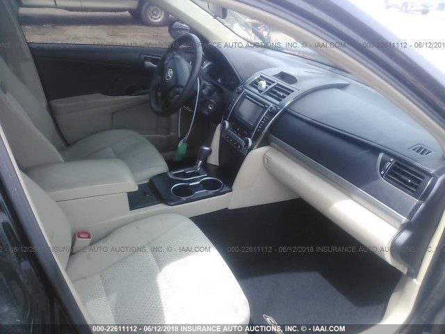 4T4BF1FK6DR306190 - 2013 TOYOTA CAMRY L/SE/LE/XLE 黑色 照片 5