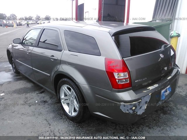 2D4FV47TX8H147665 - 2008 DODGE MAGNUM GRAY photo 3